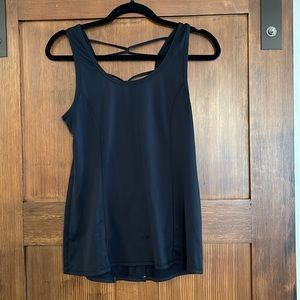 Euc calia black strappy back tank